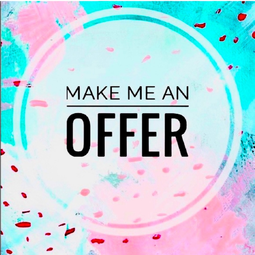 Do you like it? Do you want it? Don’t like the price though? MAKE ME AN OFFER!